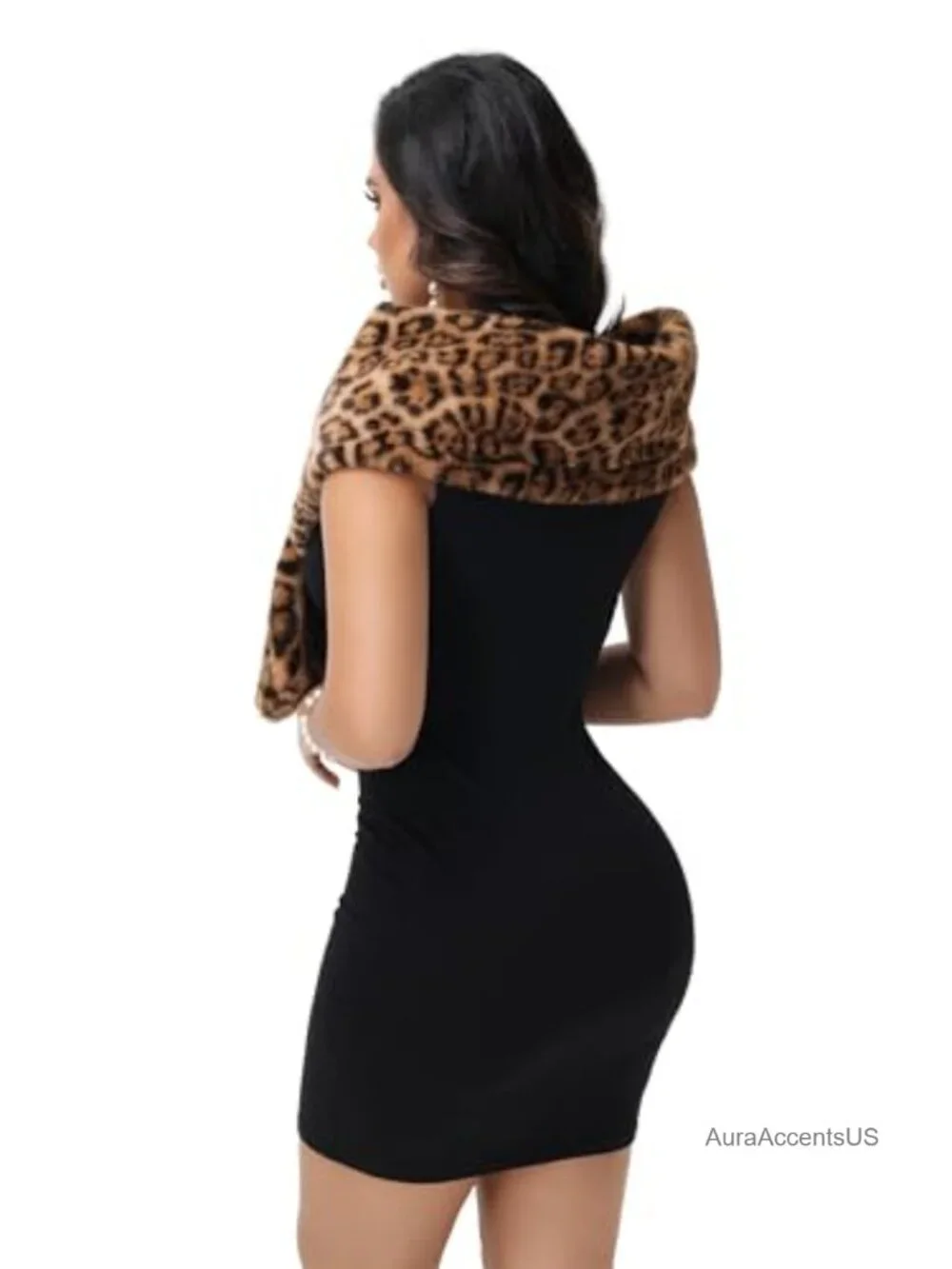 Luxury Faux Fur Shawl Wrap Stole Scarf Women Winter Warm Evening Party Bridal